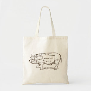 Bolsa Tote Gráfico de Botões de Suíno (3)