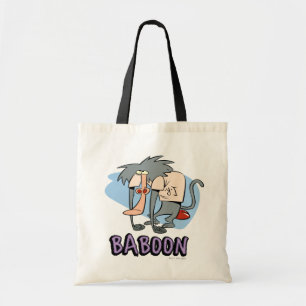Bolsa Tote Gráfico de Caracteres Baboon I.R.
