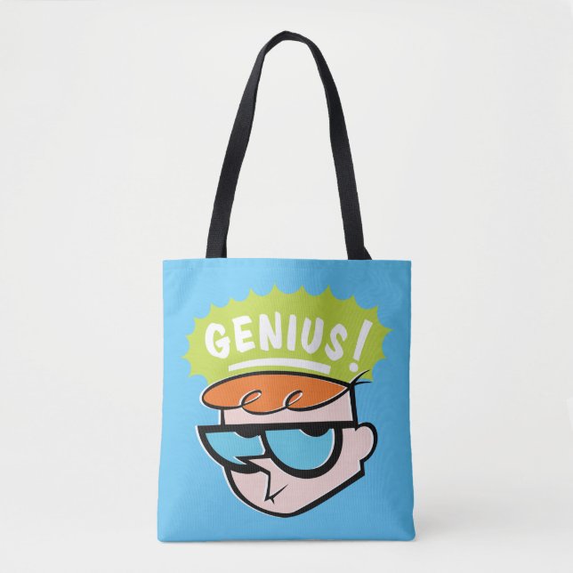 Bolsa Tote Gráfico de Chamada Dexter "Genius" (Frente)
