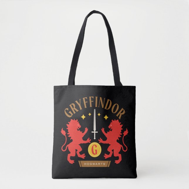 Bolsa Tote Gráfico de Espada de Leão Duplo GRYFFINDOR™ House (Frente)