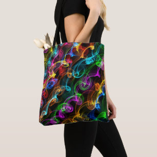 Bolsa Tote Gráfico de fundo do Abstrato atrativo