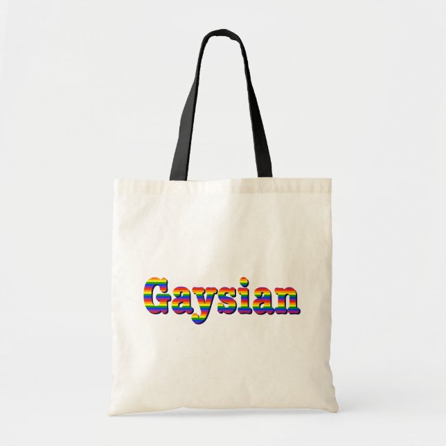 Bolsa Tote Gráfico de Gaysian (Frente)