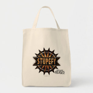 Bolsa Tote Gráfico de Ortografia Preta e Dourada