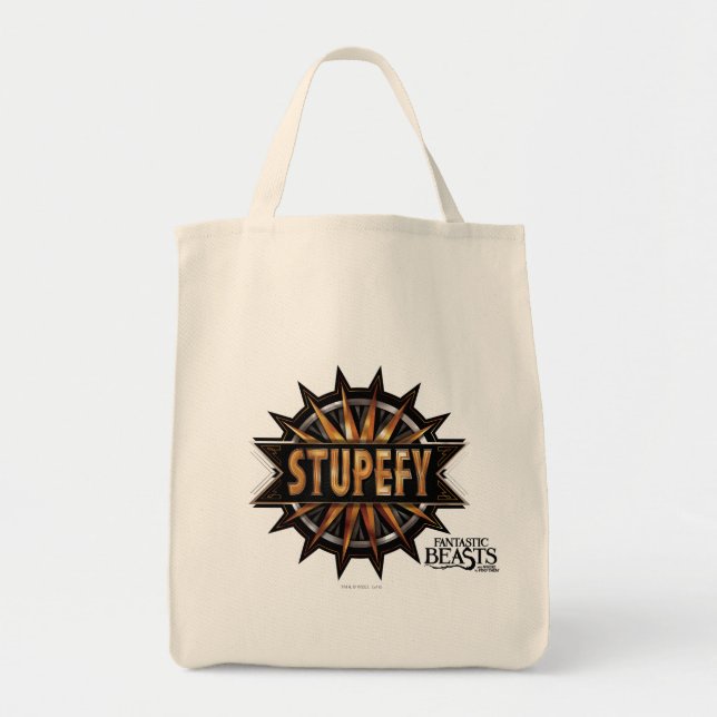Bolsa Tote Gráfico de Ortografia Preta e Dourada (Frente)