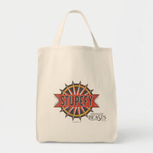 Bolsa Tote Gráfico de Ortografia Vermelha e Dourada