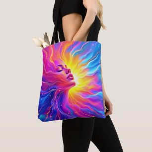 Bolsa Tote Gráfico de Paisagem Cósmica