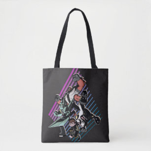 Bolsa Tote Gráfico do Grupo de Alienígenas Retroativo Ben 1