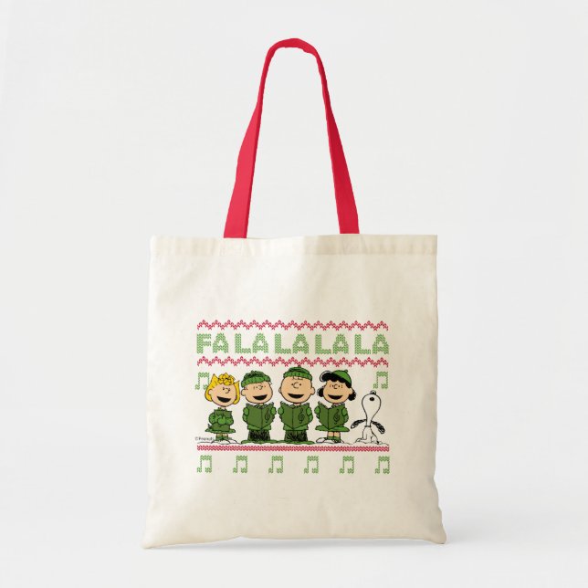 Bolsa Tote Gráfico do Sweater de Natal (Frente)