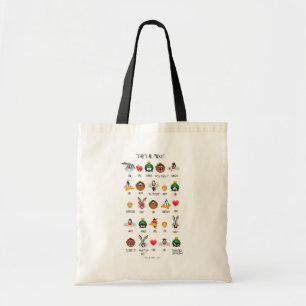 Bolsa Tote Gráfico Emoji (TUNES DE LOONEY™)