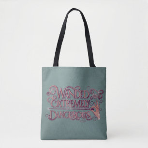 Bolsa Tote Gráfico Perigoso E Com Perigo - Rosa