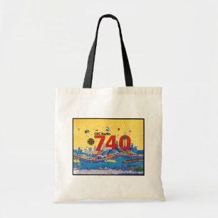 Bolsa Tote Gráfico promocional CBC Radio 740 - 1980