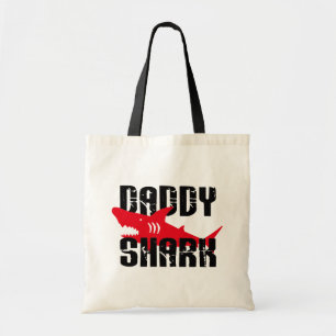 Bolsa Tote Gráfico Vestido de Tubarão pai