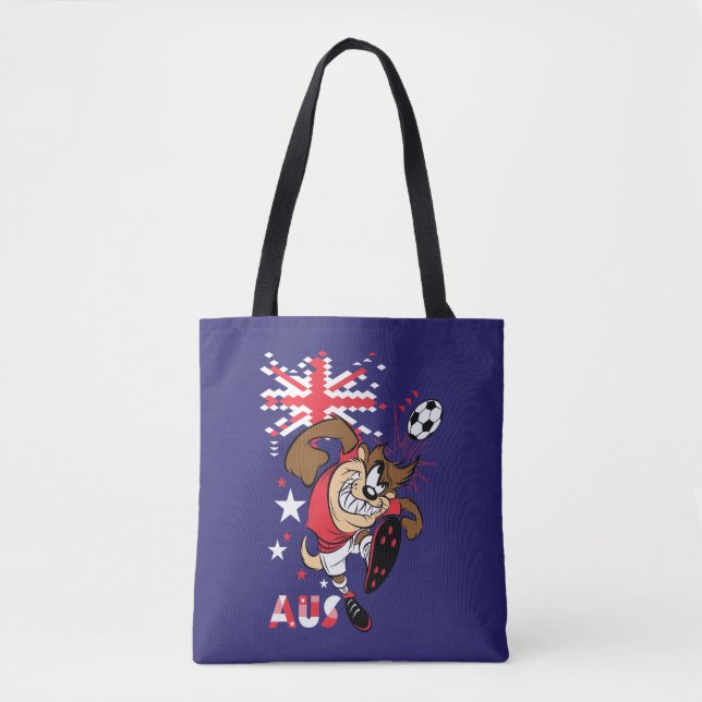 Bolsa Tote Gráficos de Futebol da TAZ™ Team Austrália (Frente)