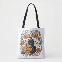 Gráficos de Halloween de Gata Mãe Vintage