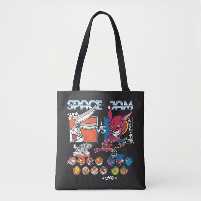 Bolsa Tote Gráficos do Elenco SPACE JAM™ TUNE SQUAD™ VS Monst (Frente)