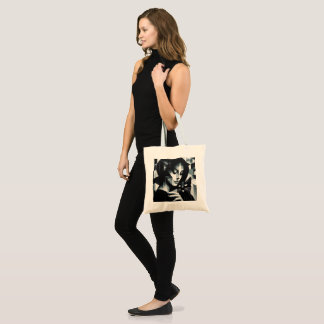 Bolsa Tote Grafite Cat Lady
