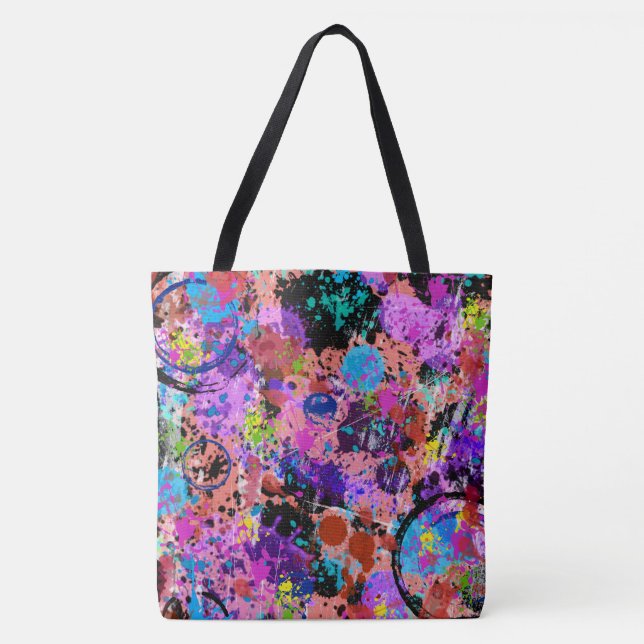 Bolsa Tote Grafite Galáxico (Frente)