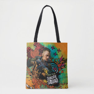 Bolsa Tote Grafites do caráter da bandeira do rick do pelot