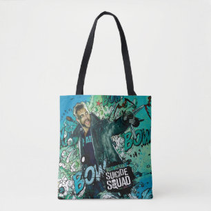 Bolsa Tote Grafites do caráter do Bumerangue do pelotão   d