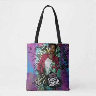 Bolsa Tote Grafites do caráter do pelotão   Amanda Waller d