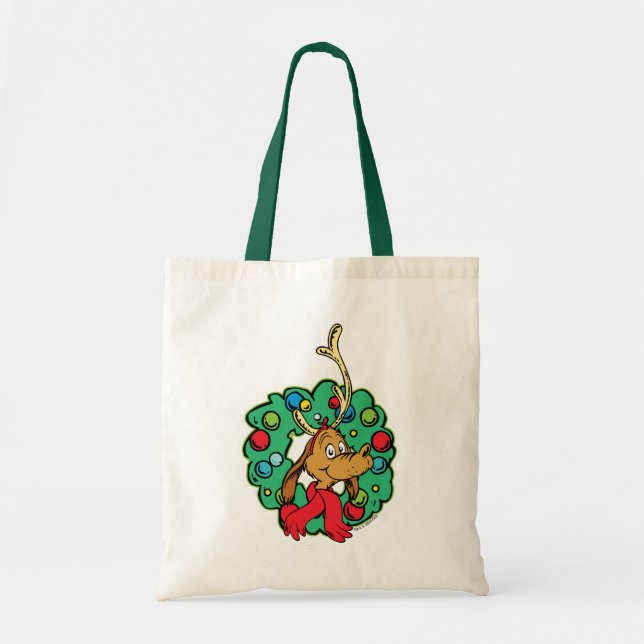 Bolsa Tote Gralha | Max Christmas Wreath (Frente)