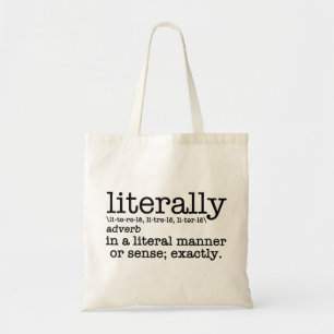 Bolsa Tote Gramática em Inglês de Definição Literária