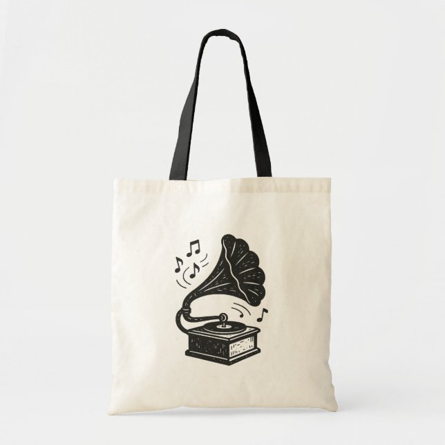 Bolsa Tote Gramofone (Frente)