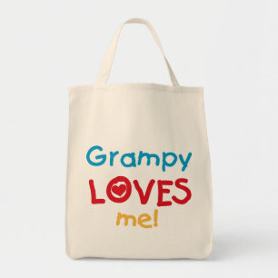 Bolsa Tote Grampy me ama T-shirts e presentes