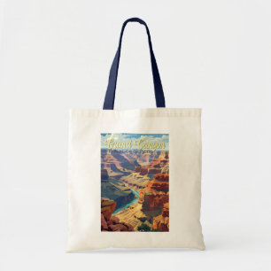 Bolsa Tote Grand Canyon National Park Ilustração Viagem Art