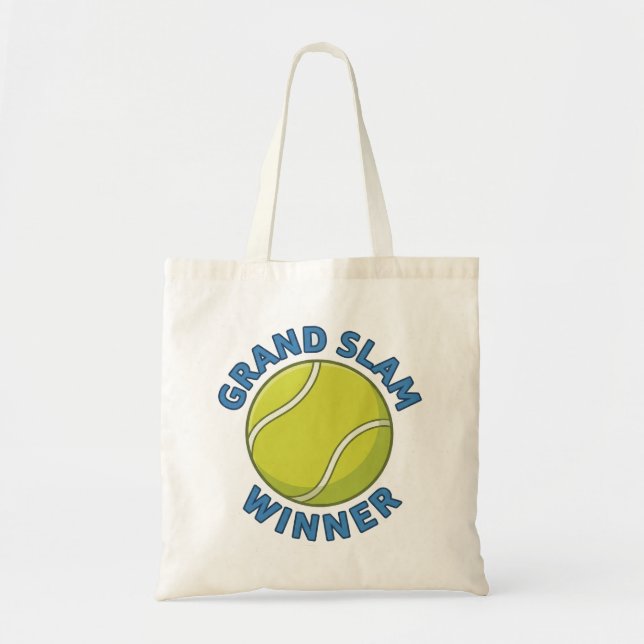 Bolsa Tote Grand Slam Winner Tennis Ball Sports Champion (Frente)