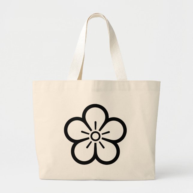 BOLSA TOTE GRANDE 中陰梅の花 (Frente)