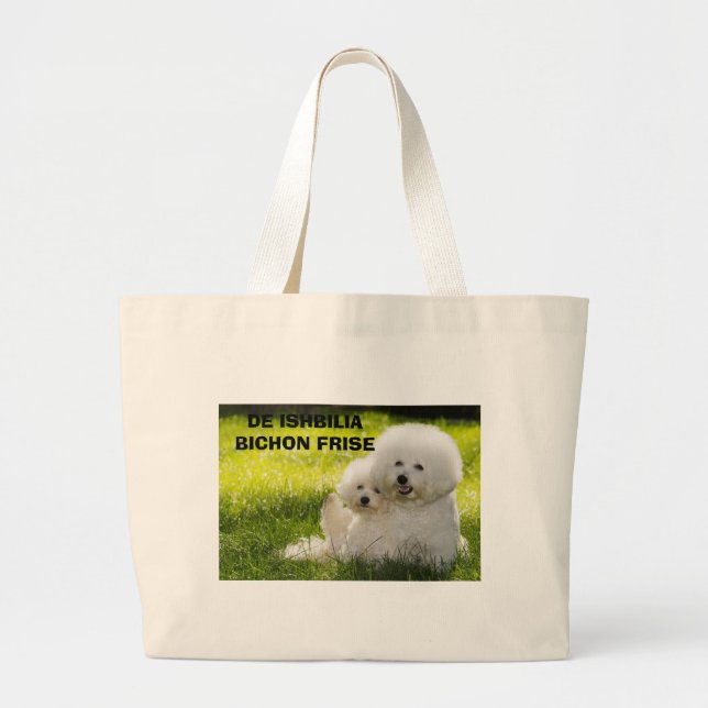 BOLSA TOTE GRANDE 07, FRISE DE DE ISHBILIA BICHON (Frente)