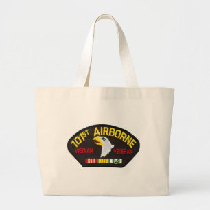 Bolsa Tote Grande 101st Veterano transportado por via aérea de