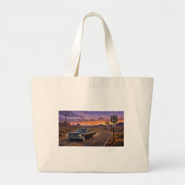 Bolsa Tote Grande 1964 Cadillac na Rota 66