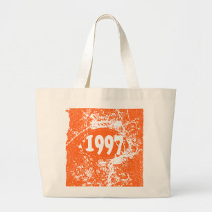 Bolsa Tote Grande 1997 - Vintage alaranjado retro - sacolas