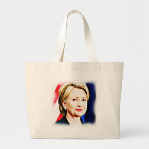 Bolsa Tote Grande 1rua Presidente Hillary Clinton 2016