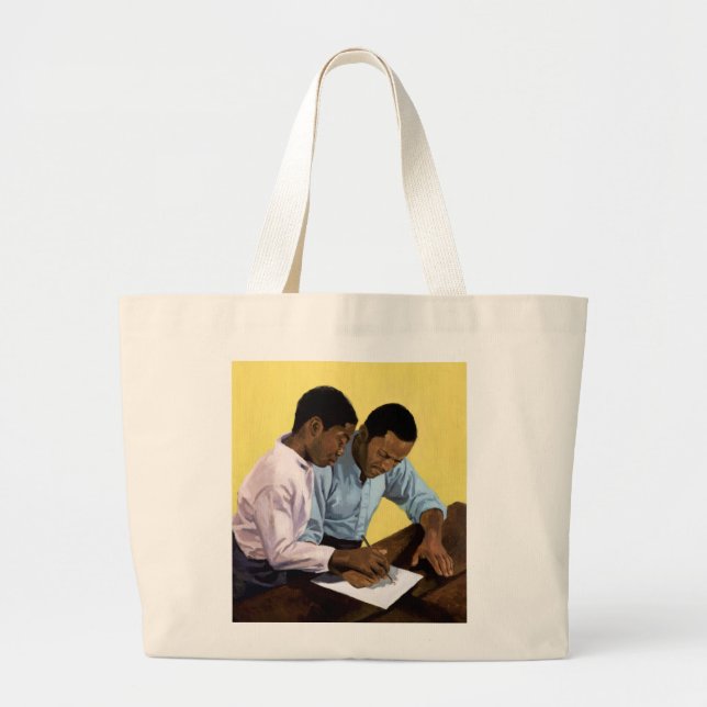 Bolsa Tote Grande 2003 nunca demasiado velho (Frente)
