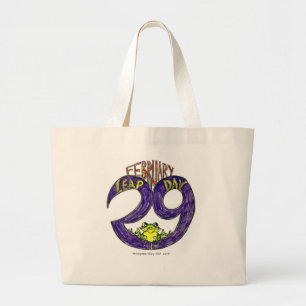 BOLSA TOTE GRANDE 29 DE FEVEREIRO DIA DO LEAP