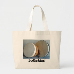 Bolsa Tote Grande 2 bodhrans e 2 tippers