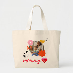 Bolsa Tote Grande 47.Mãe orgulhosa, dia de as mães, mãe, mamãe, pres