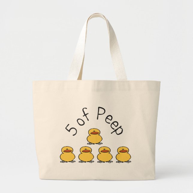 Bolsa Tote Grande 5 da espreitadela (Frente)