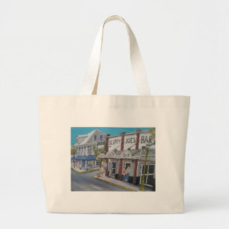 Bolsa Tote Grande #600 Key West, Florida por BuddyDogArt