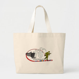 Bolsa Tote Grande 70ème aniversário do Desembarque de Normandia