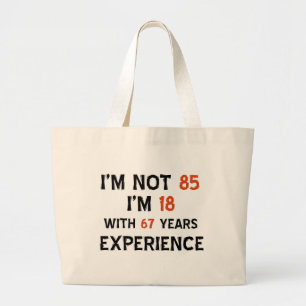 Bolsa Tote Grande 85th design do aniversário