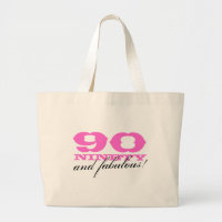90 e presente fabuloso da sacola | para o