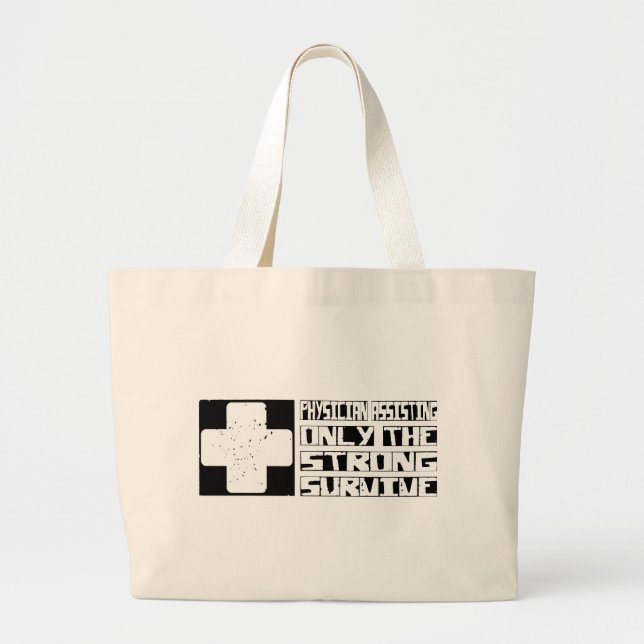 Bolsa Tote Grande A ajuda do médico sobrevive (Frente)