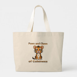 Bolsa Tote Grande A Altura da Camisa Tigre