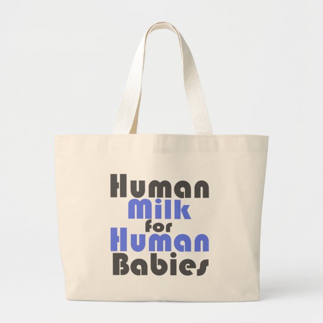 Bolsa Tote Grande A amamentação é melhor para o bebê! (Frente)