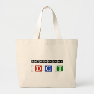 Bolsa Tote Grande A antropologia eu escavo-a