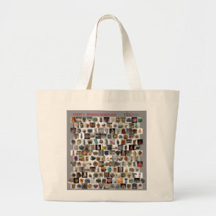 Bolsa Tote Grande A cada 1 2022 Tote Bag (imagem em apenas um lado)